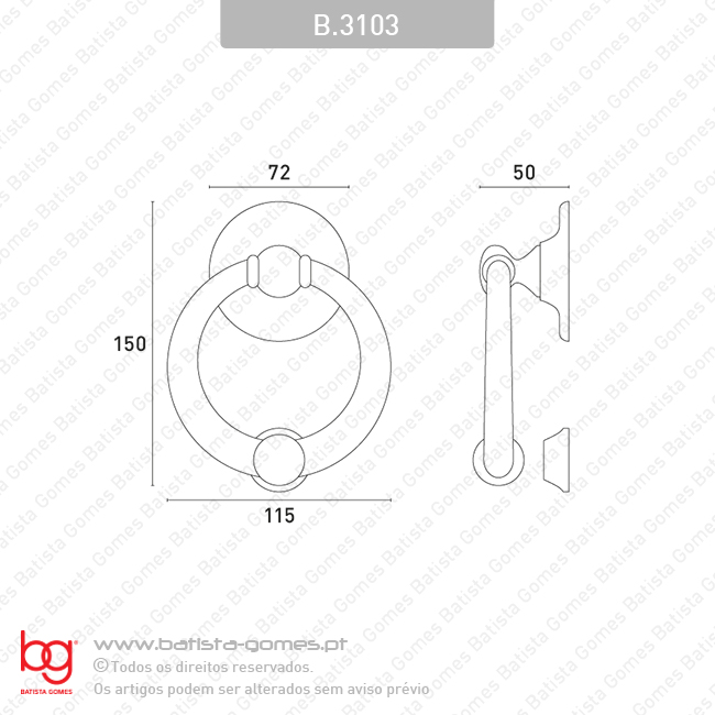 Batentes chamada para portas - LAT�O
